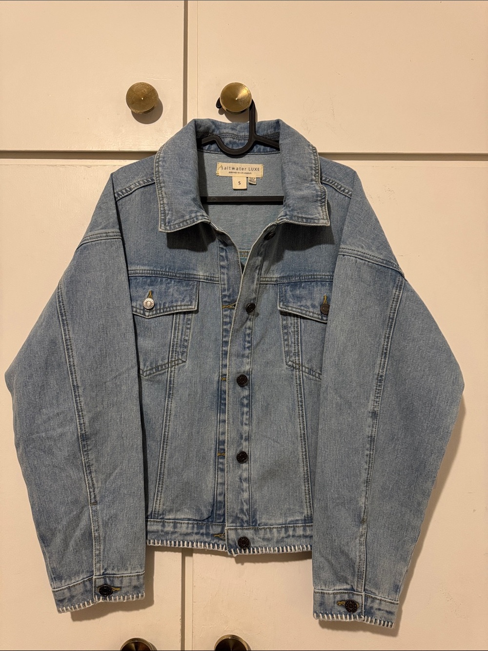 saltwater LUXE Light Blue Denim Jacket